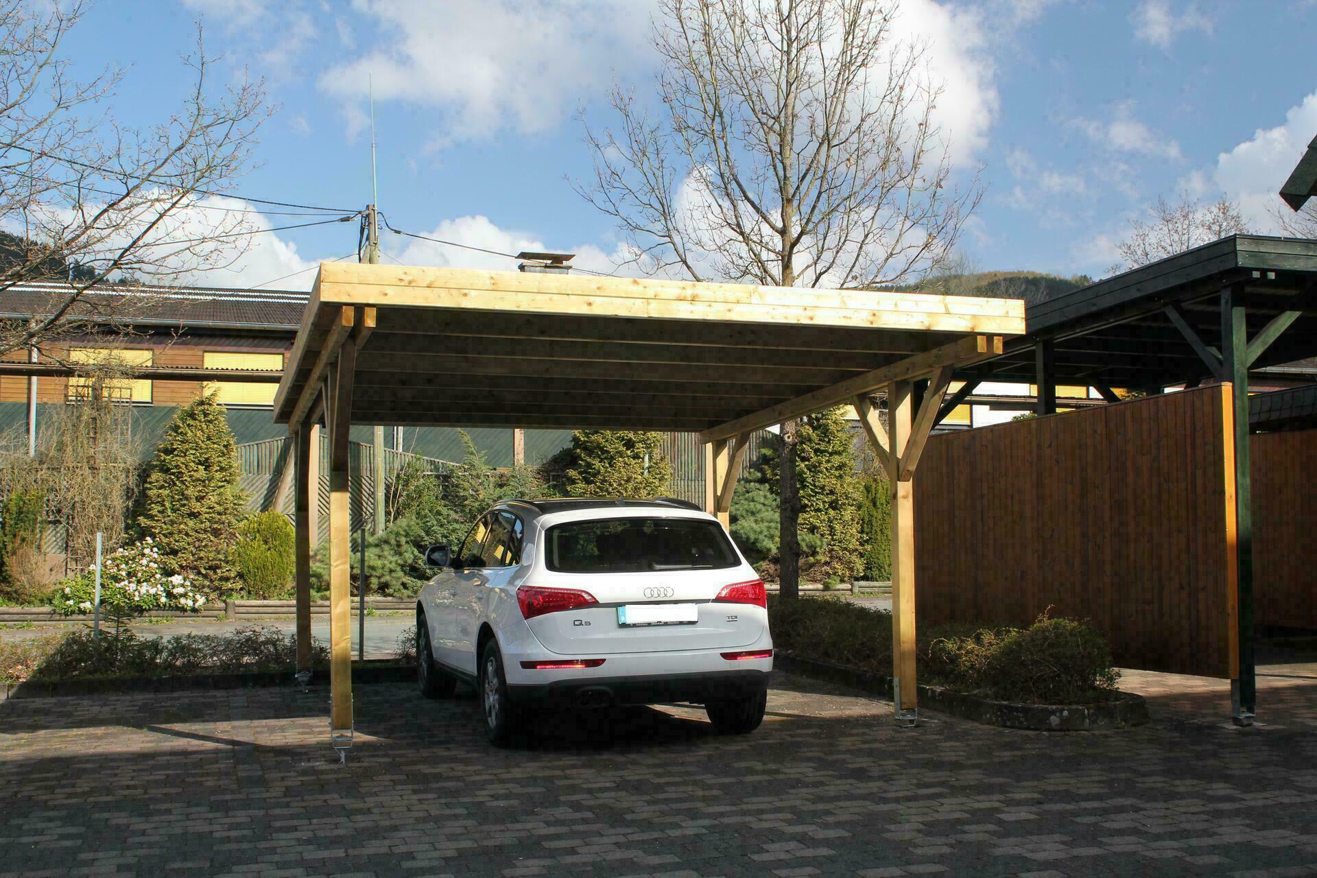 Valencia Einzelcarport, normale Ausführung, kesseldruckimprägniert