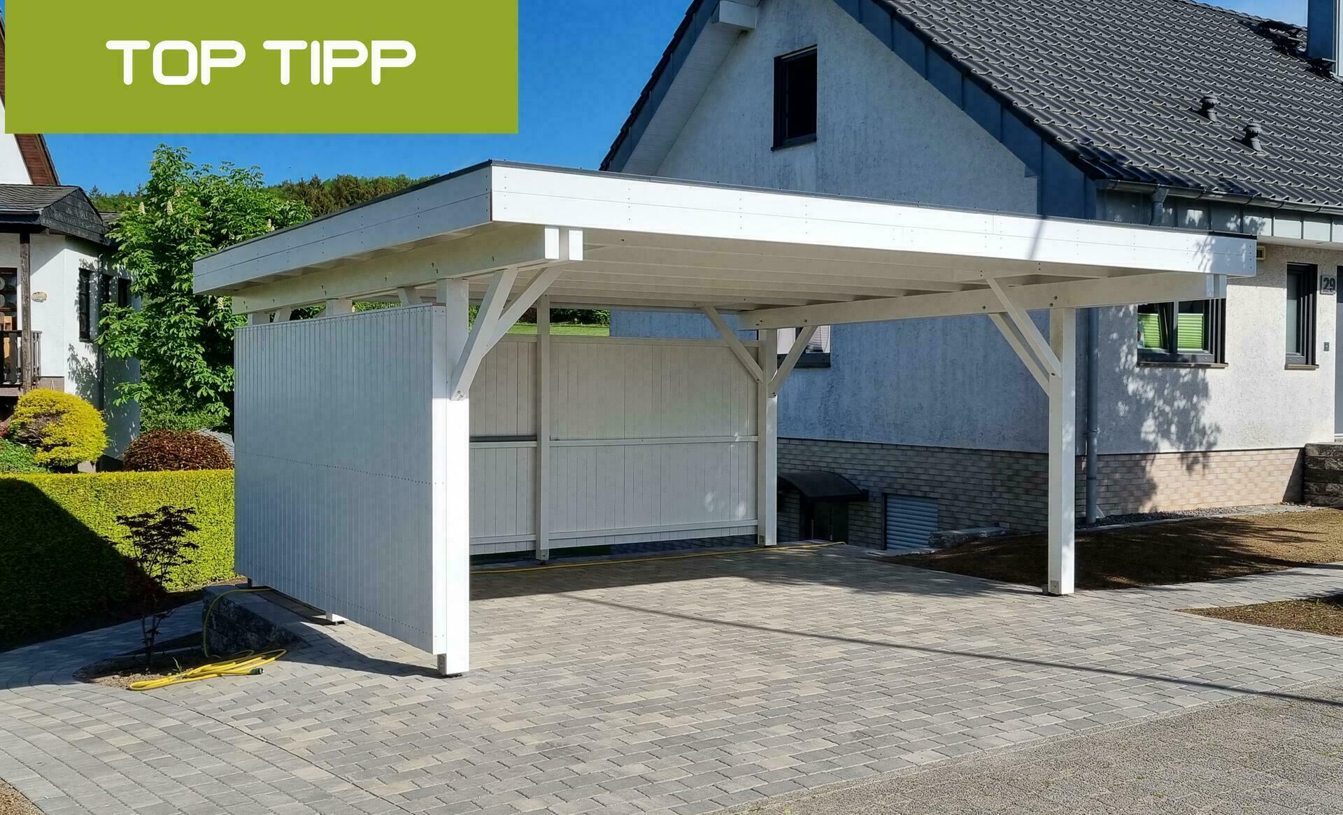 Singapur Doppelcarport normale Ausführung, farbig