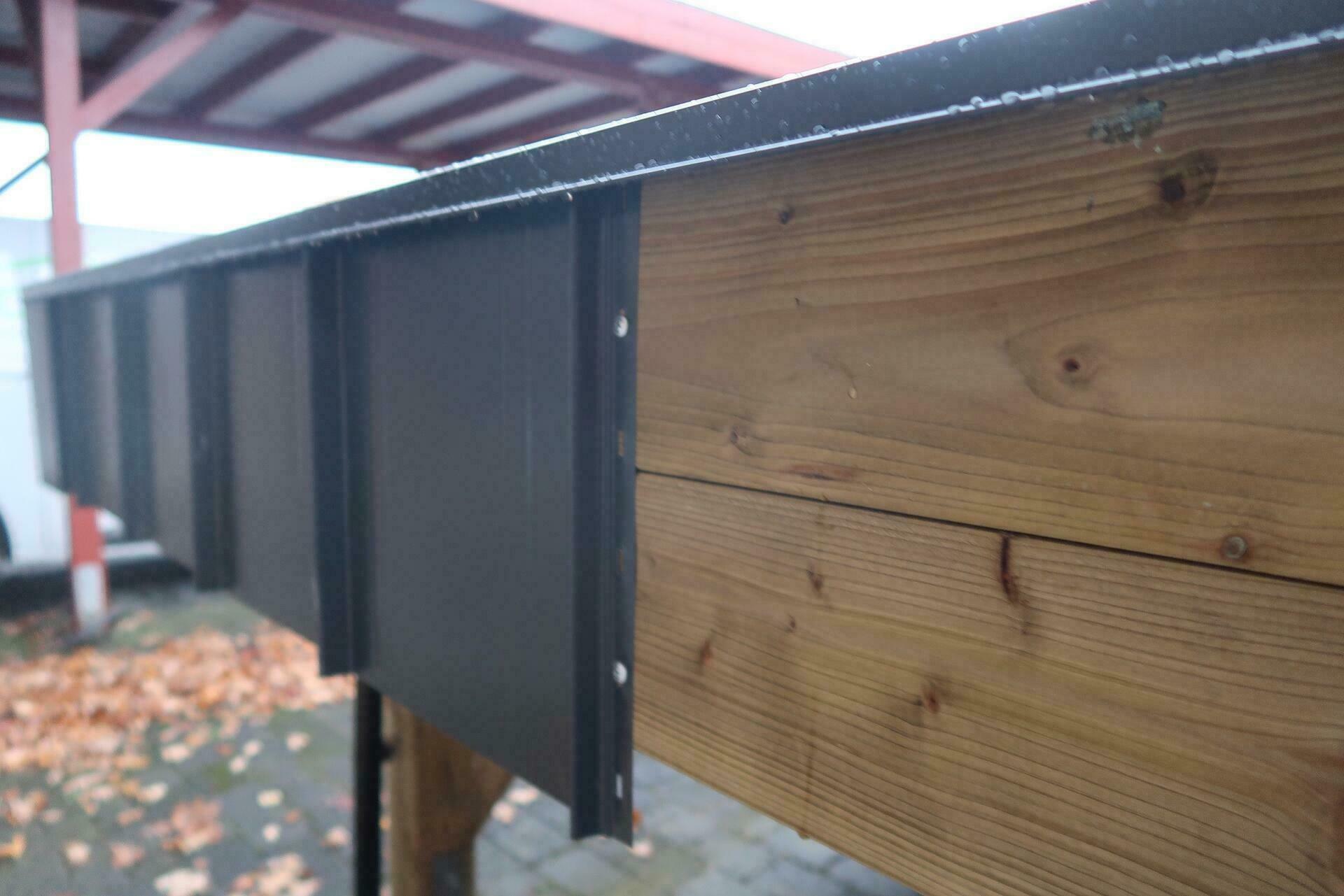 Randabdeckprofil für Attika-Blende