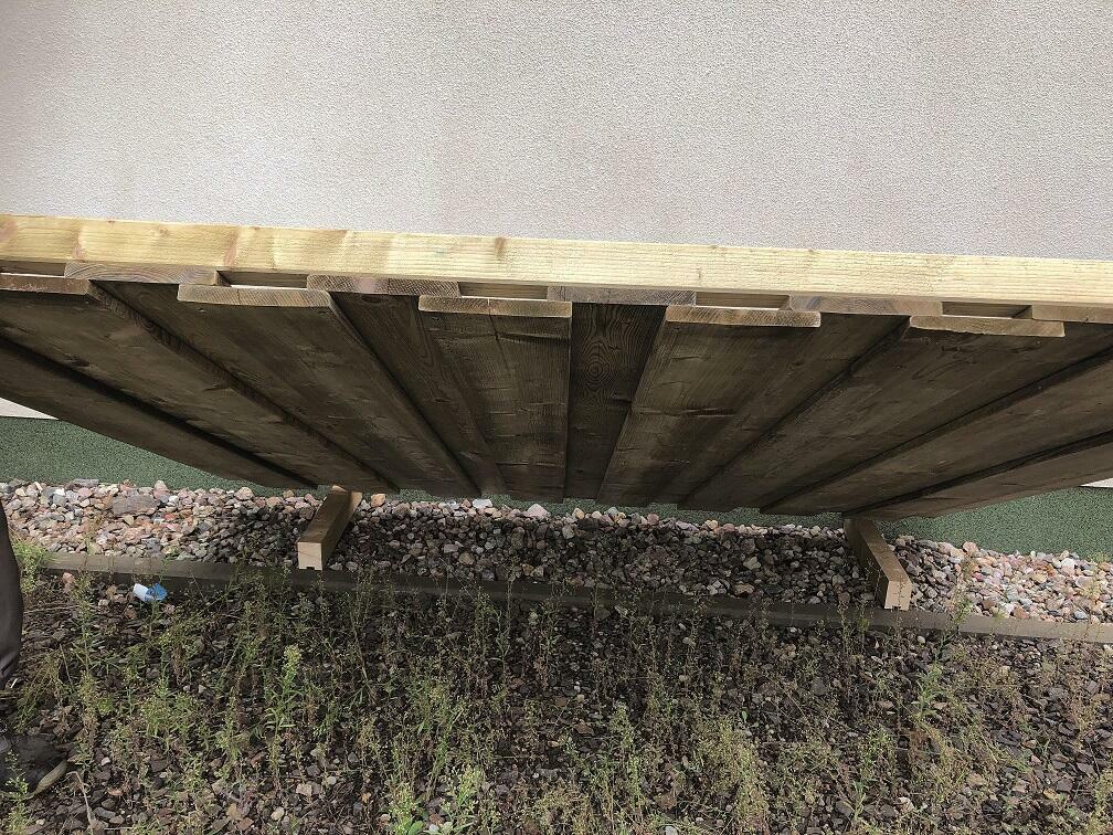Seitenwand Unterstand klein & groß